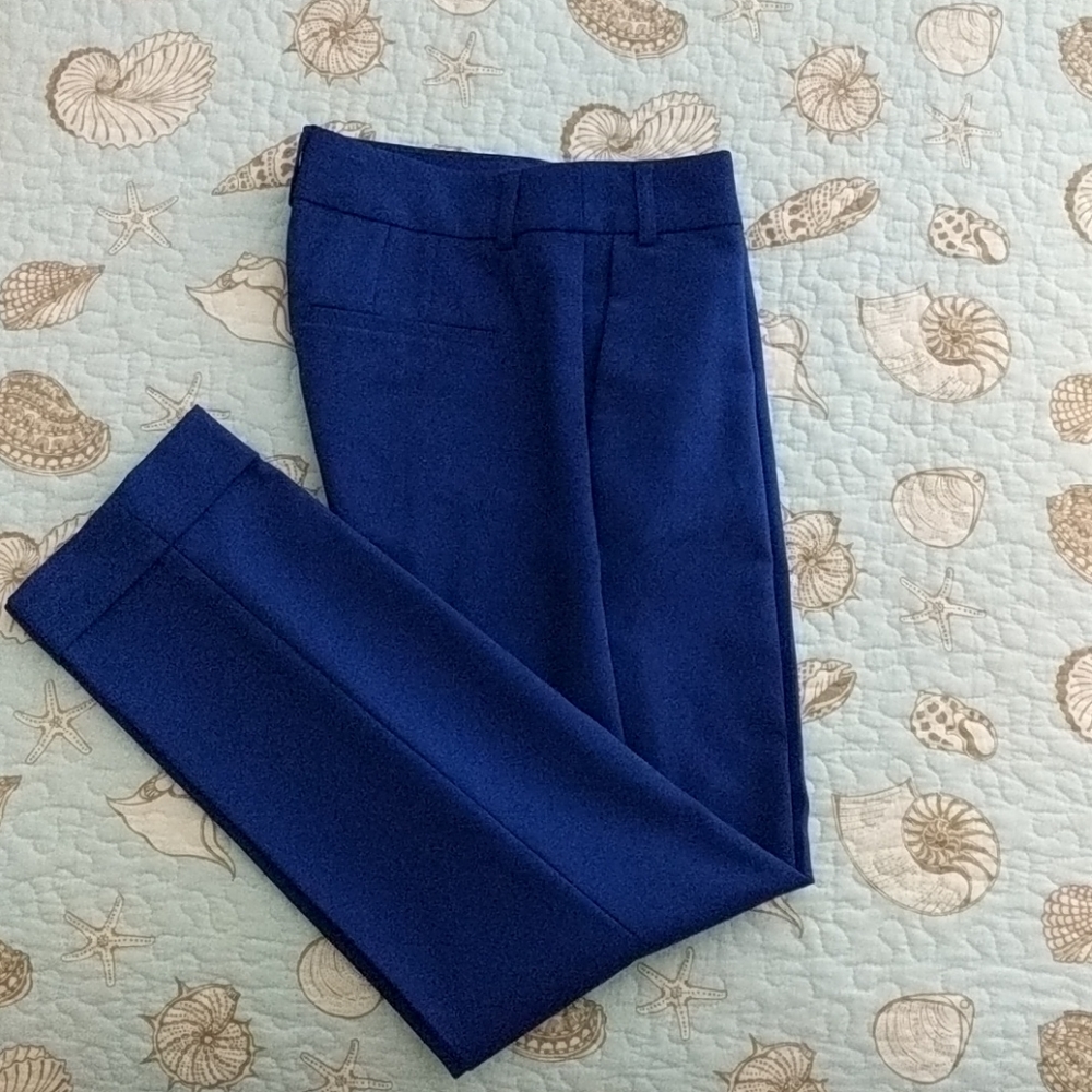 Express Ankle Editor Pant In Cobalt Blue - image 1